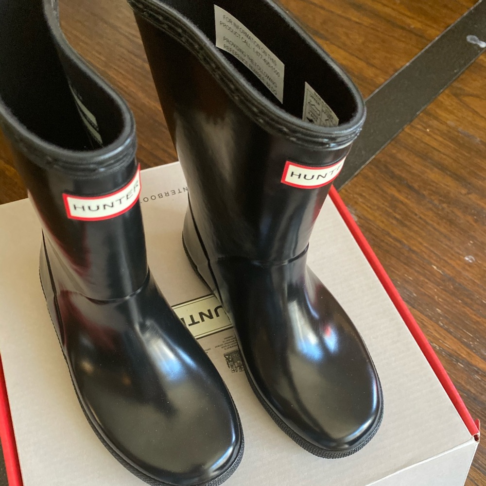Girls Hunter Rain Boots black